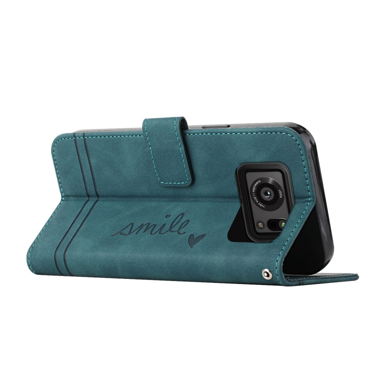 For Sharp Aquos R6 Retro Skin Feel Horizontal Flip Soft TPU + PU Leather Phone Case