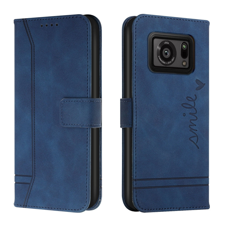 For Sharp Aquos R6 Retro Skin Feel Horizontal Flip Soft TPU + PU Leather Phone Case