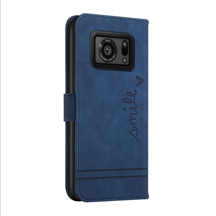 For Sharp Aquos R6 Retro Skin Feel Horizontal Flip Soft TPU + PU Leather Phone Case