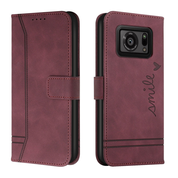 For Sharp Aquos R6 Retro Skin Feel Horizontal Flip Soft TPU + PU Leather Phone Case