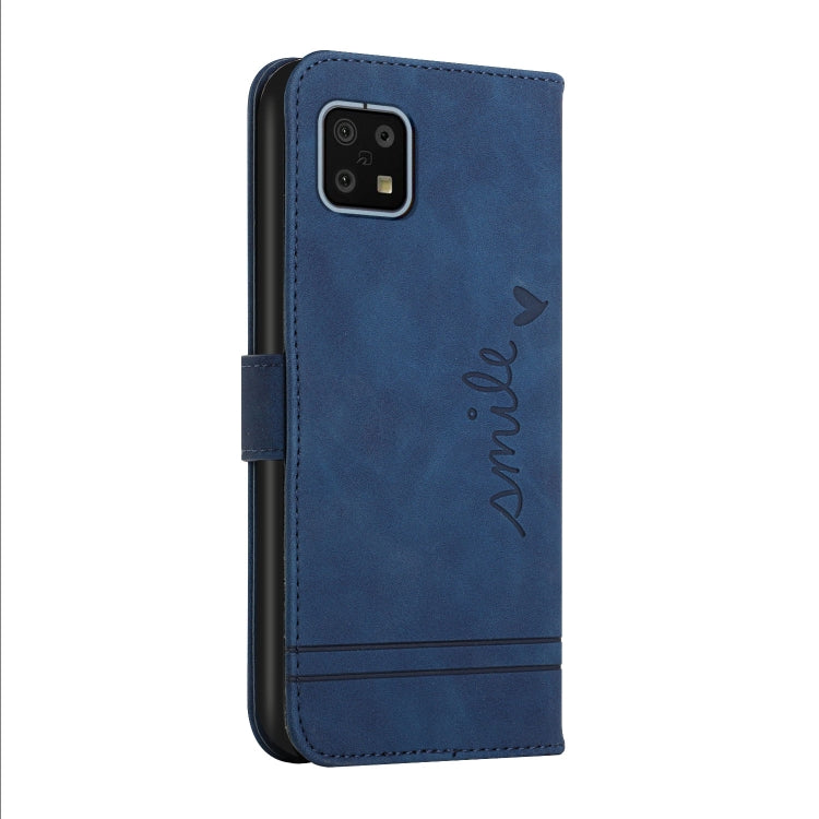 For Sharp Aquos Sense 6 Retro Skin Feel Horizontal Flip Soft TPU + PU Leather Phone Case