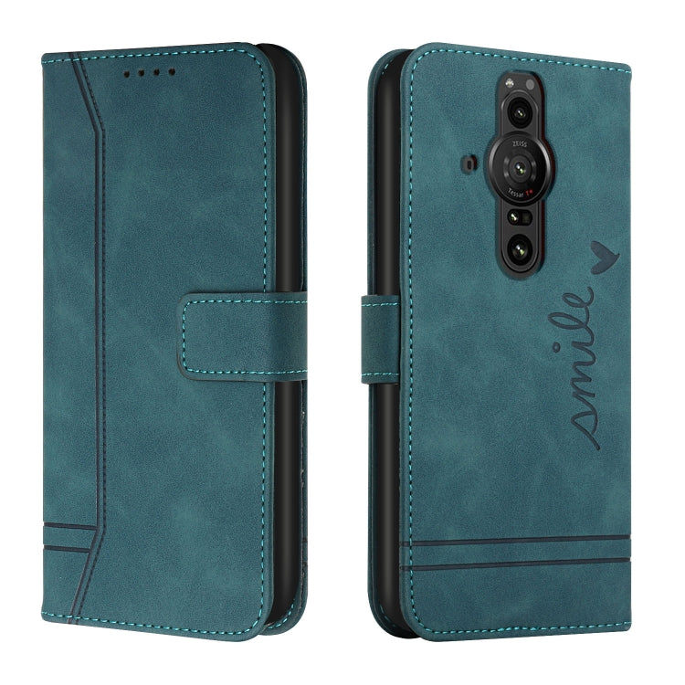 For Sony Xperia Pro-I Retro Skin Feel Horizontal Flip Soft TPU + PU Leather Phone Case