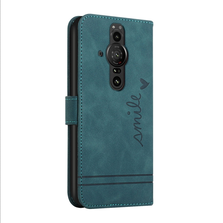 For Sony Xperia Pro-I Retro Skin Feel Horizontal Flip Soft TPU + PU Leather Phone Case