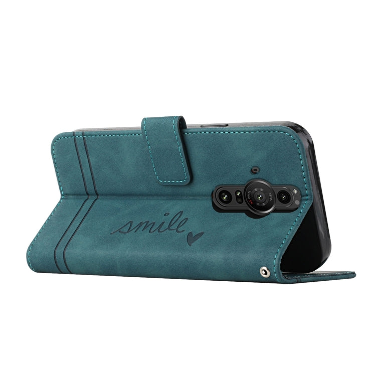 For Sony Xperia Pro-I Retro Skin Feel Horizontal Flip Soft TPU + PU Leather Phone Case