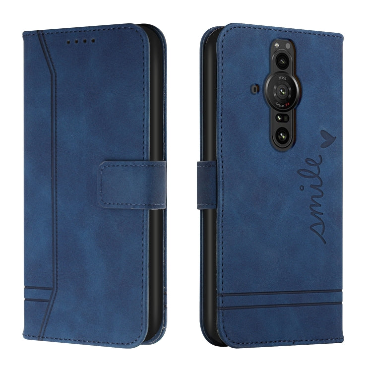 For Sony Xperia Pro-I Retro Skin Feel Horizontal Flip Soft TPU + PU Leather Phone Case