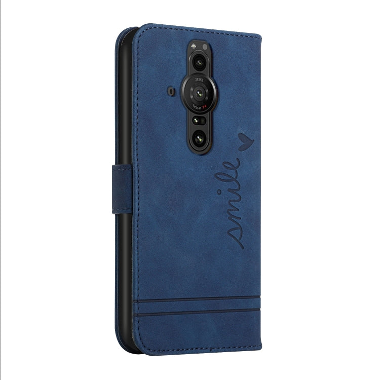 For Sony Xperia Pro-I Retro Skin Feel Horizontal Flip Soft TPU + PU Leather Phone Case