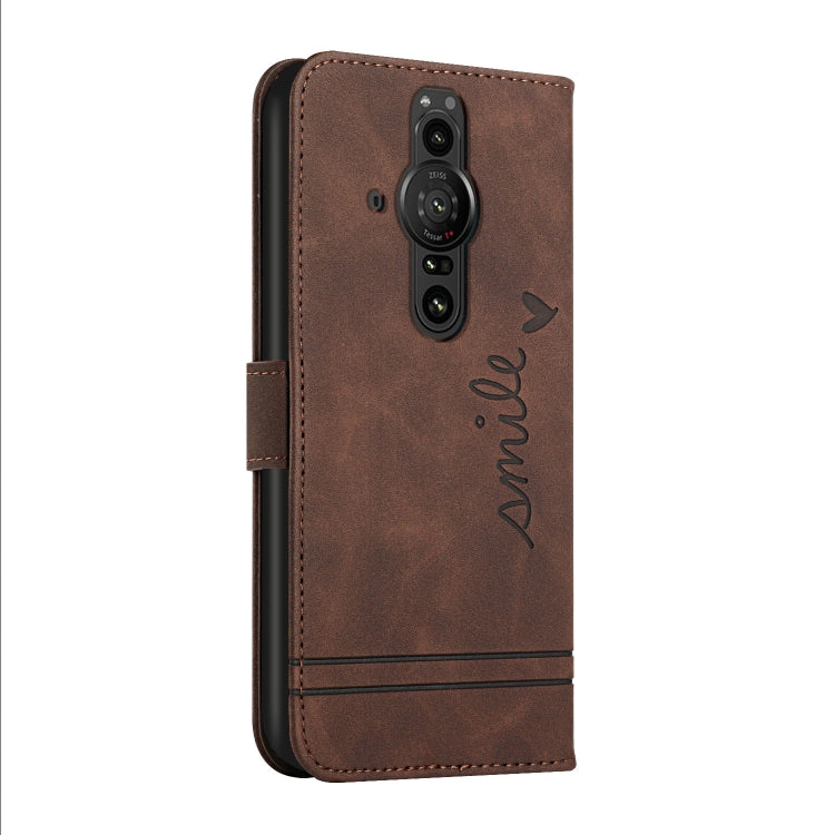 For Sony Xperia Pro-I Retro Skin Feel Horizontal Flip Soft TPU + PU Leather Phone Case