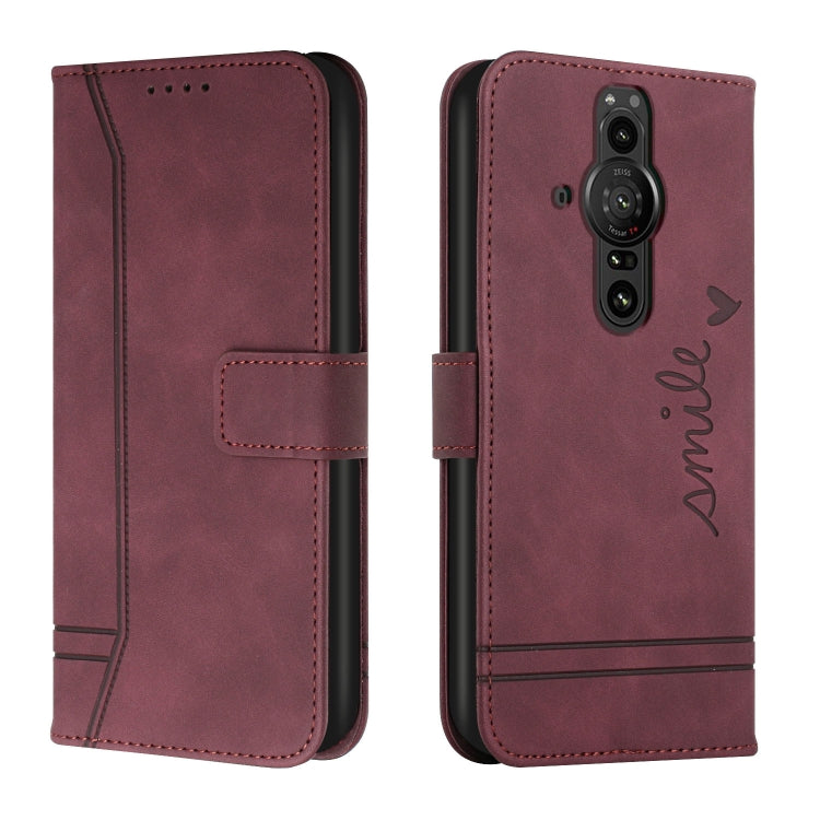 For Sony Xperia Pro-I Retro Skin Feel Horizontal Flip Soft TPU + PU Leather Phone Case
