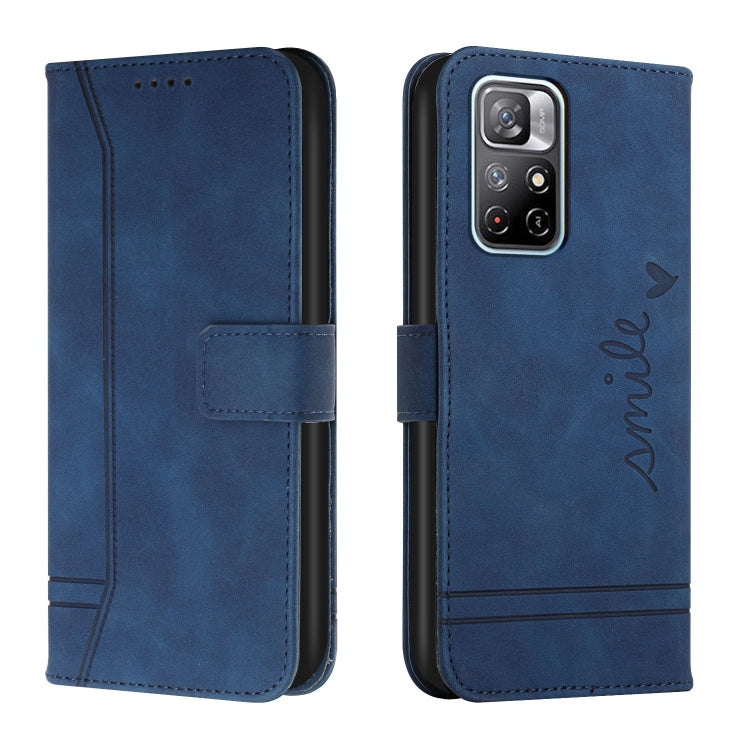 For Xiaomi Redmi Note 11 Retro Skin Feel Horizontal Flip Soft TPU + PU Leather Phone Case