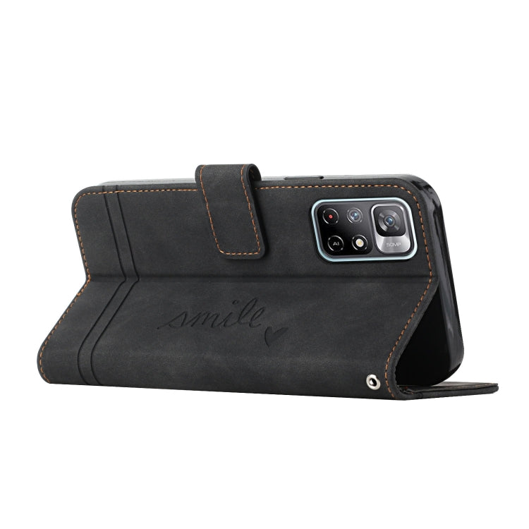 For Xiaomi Redmi Note 11 Retro Skin Feel Horizontal Flip Soft TPU + PU Leather Phone Case