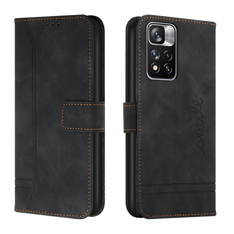 For Xiaomi Redmi Note 11 Pro Retro Skin Feel Horizontal Flip Soft TPU + PU Leather Phone Case