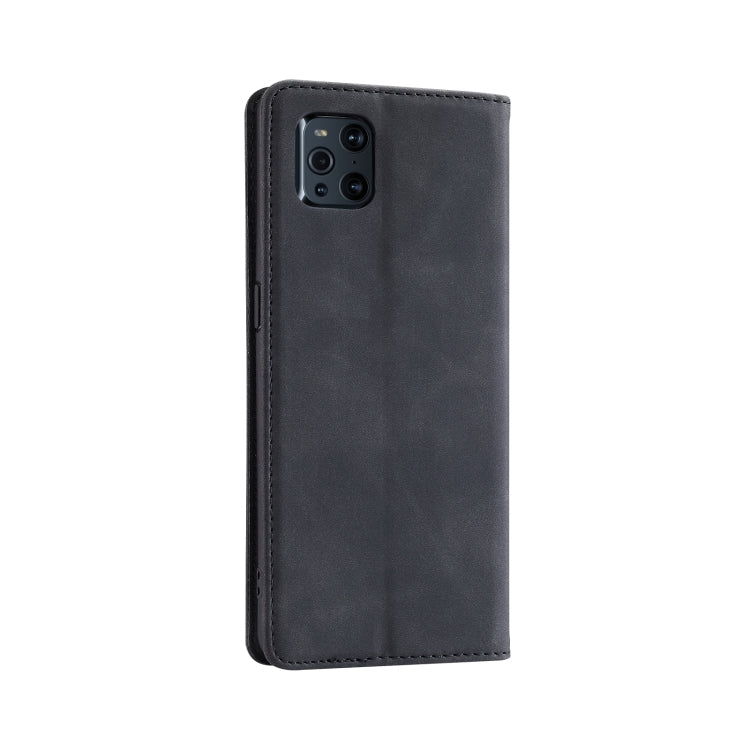 For OPPO Find X3 / X3 Pro Splicing Skin Feel Magnetic Leather Phone Case