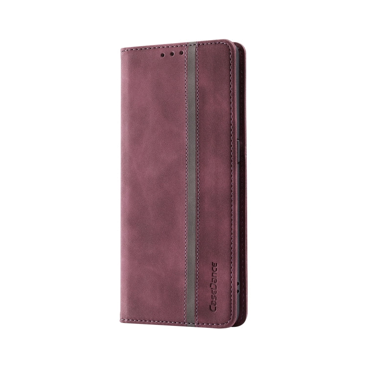 For OPPO Find X3 Lite Splicing Skin Feel Magnetic Leather Phone Case