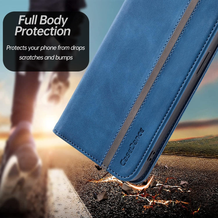For Google Pixel 6 Splicing Skin Feel Magnetic Leather Phone Case
