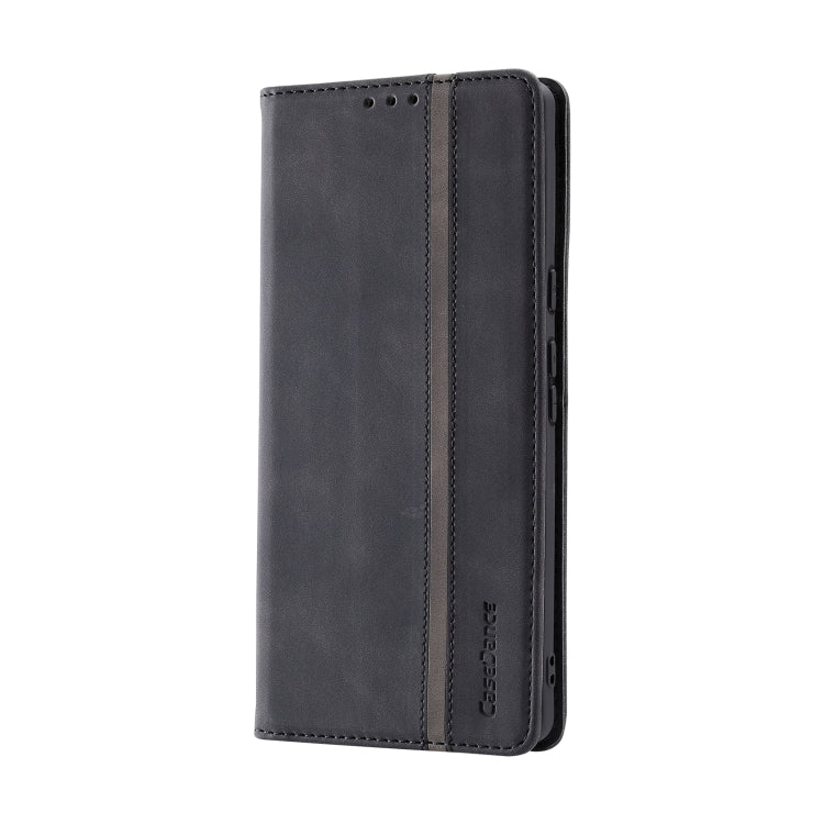 For Google Pixel 6 Splicing Skin Feel Magnetic Leather Phone Case