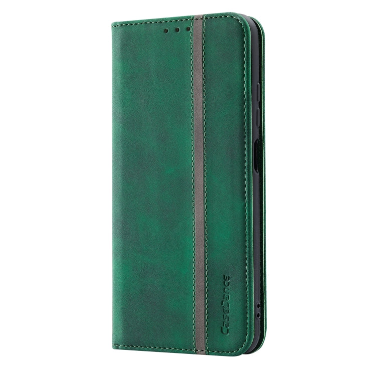 For Xiaomi Redmi K40 Pro Splicing Skin Feel Magnetic Leather Phone Case