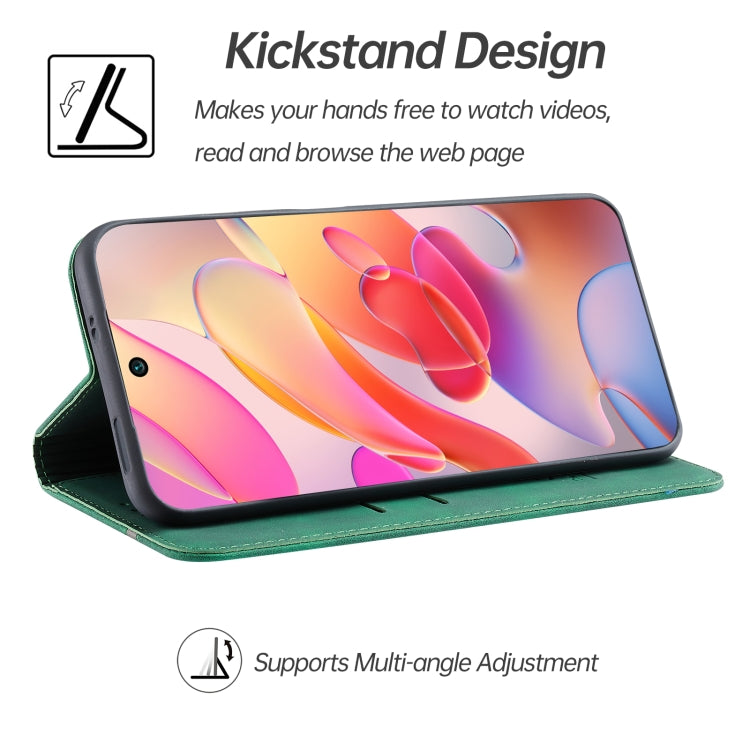 For Xiaomi Redmi K40 Pro Splicing Skin Feel Magnetic Leather Phone Case