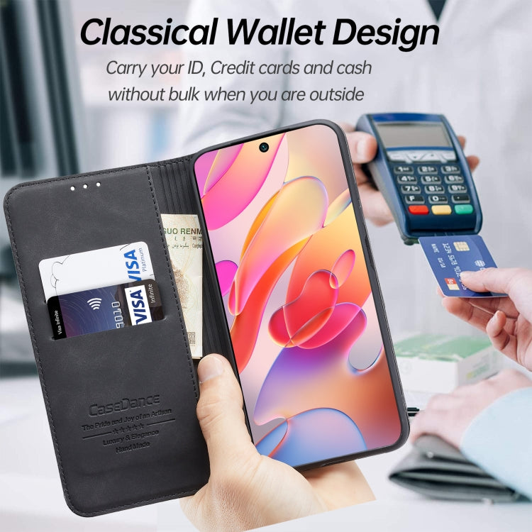 For Xiaomi Redmi Note 9 Pro Splicing Skin Feel Magnetic Leather Phone Case