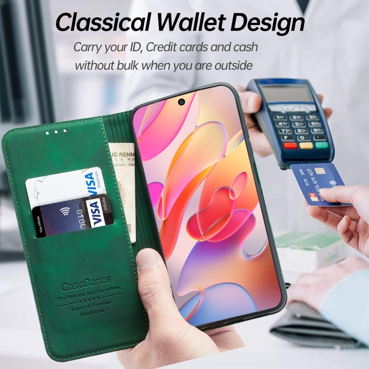 For Xiaomi Redmi Note 9 Pro Splicing Skin Feel Magnetic Leather Phone Case