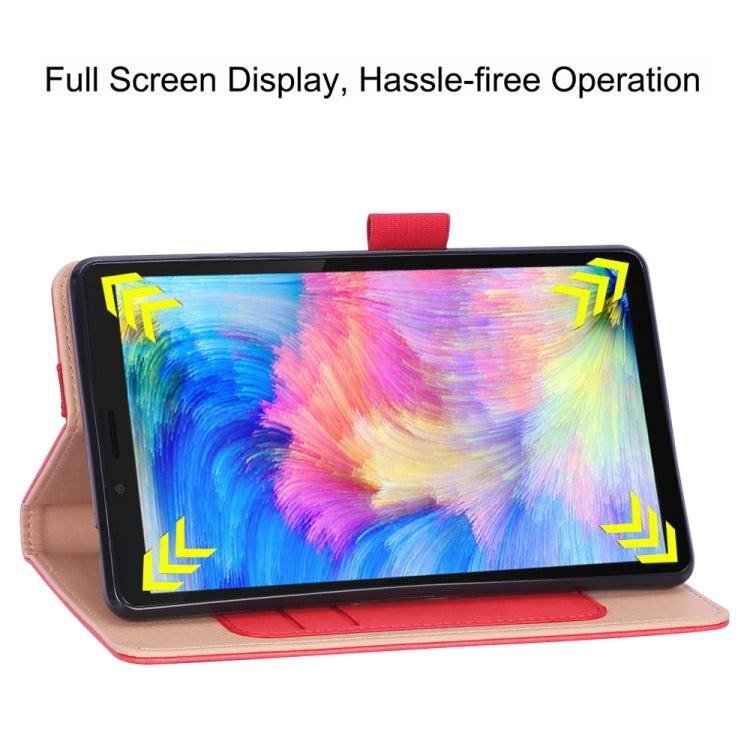 For Lenovo Tab M7 TB-7305F / M7 3rd Gen WY-2099A Retro Texture PU Leather Tablet Case with 2 Card Slots & Hand Strap