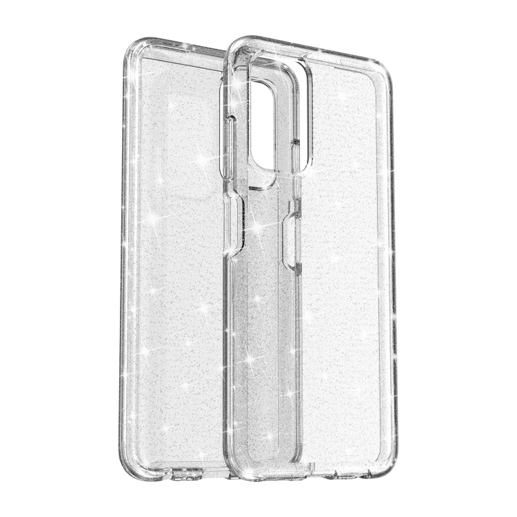 For Samsung Galaxy A03s 166mm US Version Shockproof Terminator Style Glitter Powder Protective Phone Case