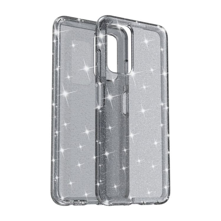 For Samsung Galaxy A03s 166mm US Version Shockproof Terminator Style Glitter Powder Protective Phone Case