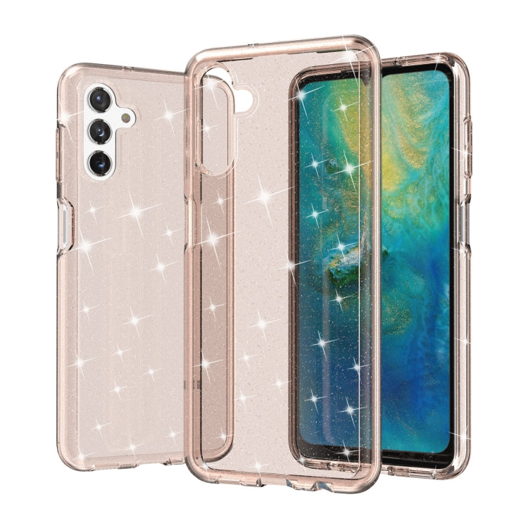 For Samsung Galaxy A13 5G Shockproof Terminator Style Glitter Powder Protective Phone Case