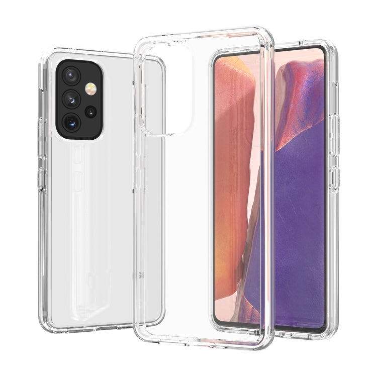 or Samsung Galaxy A33 5G Shockproof Terminator Style Transparent Protective Phone Case
