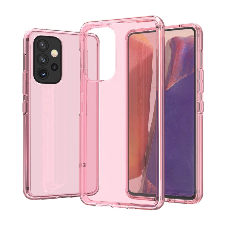or Samsung Galaxy A33 5G Shockproof Terminator Style Transparent Protective Phone Case