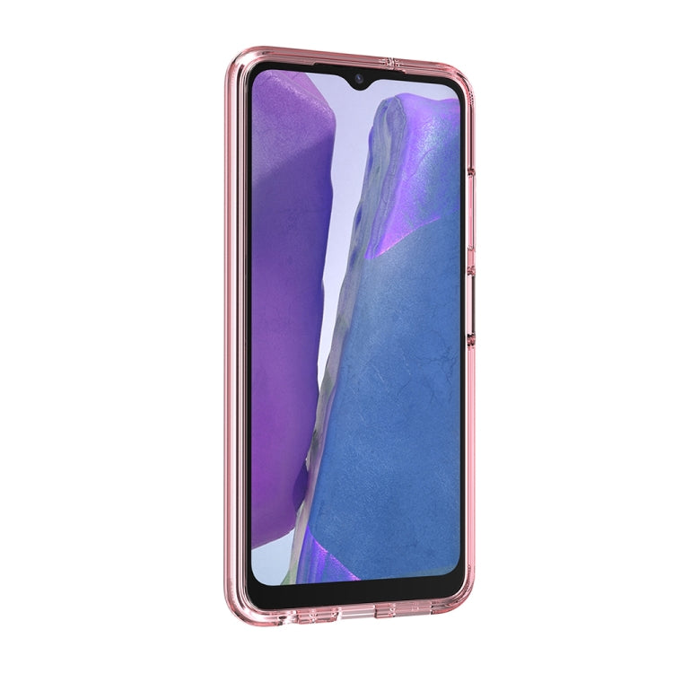 For Samsung Galaxy A03s 166mm US Version Shockproof Terminator Style Transparent Protective Phone Case