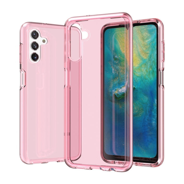 For Samsung Galaxy A13 5G Shockproof Terminator Style Transparent Protective Phone Case