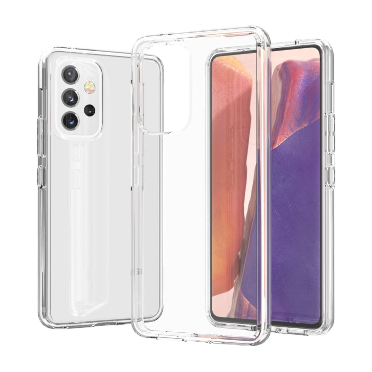 For Samsung Galaxy A53 5G Shockproof Terminator Style Transparent Protective Phone Case