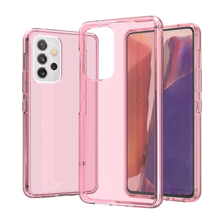For Samsung Galaxy A53 5G Shockproof Terminator Style Transparent Protective Phone Case