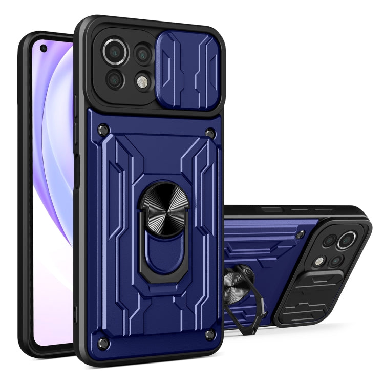 For Xiaomi Mi 11 Lite Sliding Camshield Card Phone Case