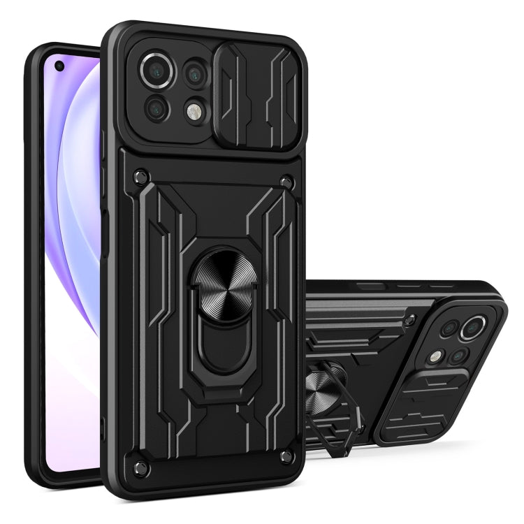 For Xiaomi Mi 11 Lite Sliding Camshield Card Phone Case