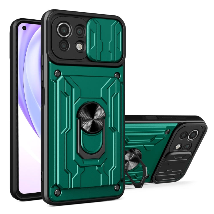 For Xiaomi Mi 11 Lite Sliding Camshield Card Phone Case