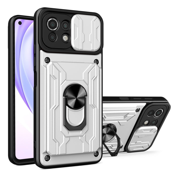For Xiaomi Mi 11 Lite Sliding Camshield Card Phone Case