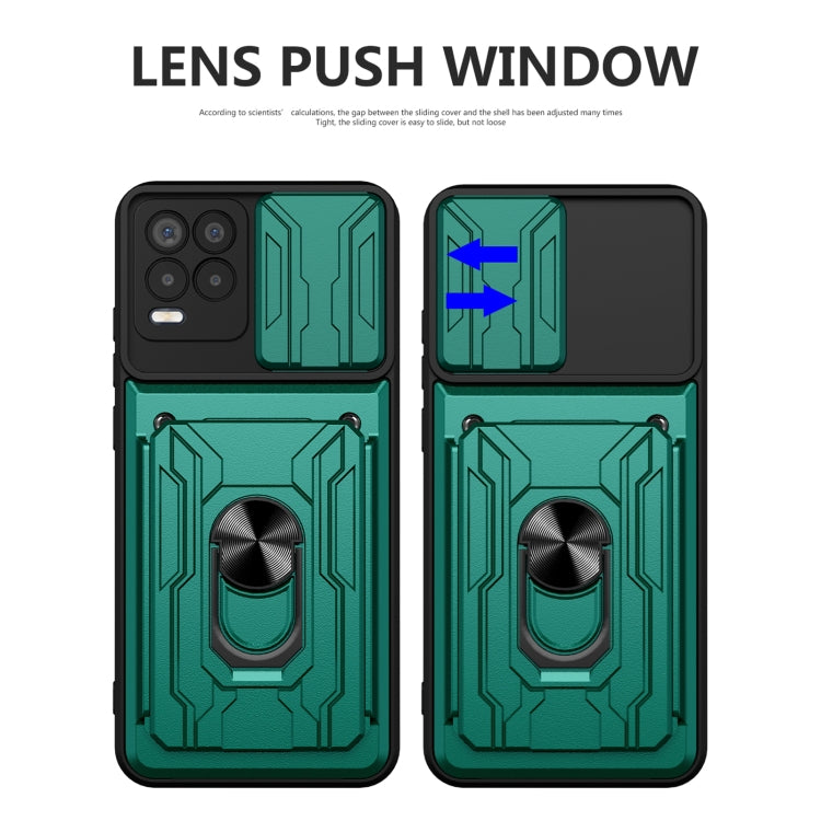 For OPPO Realme 8 / 8 Pro Sliding Camshield Card Phone Case