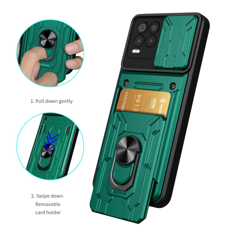 For OPPO Realme 8 / 8 Pro Sliding Camshield Card Phone Case