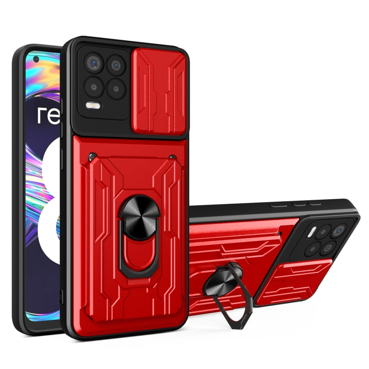 For OPPO Realme 8 / 8 Pro Sliding Camshield Card Phone Case