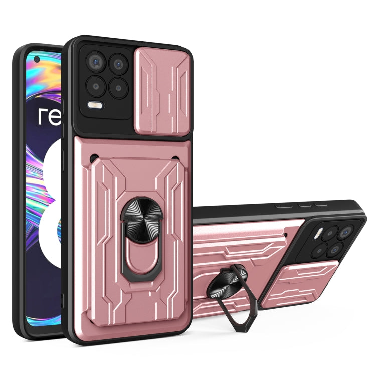 For OPPO Realme 8 / 8 Pro Sliding Camshield Card Phone Case