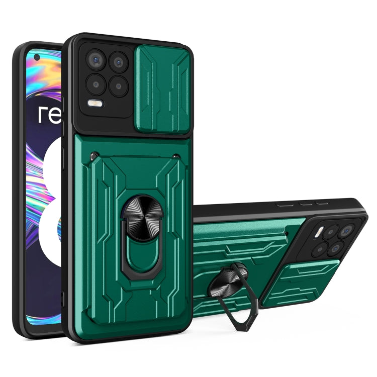 For OPPO Realme 8 / 8 Pro Sliding Camshield Card Phone Case