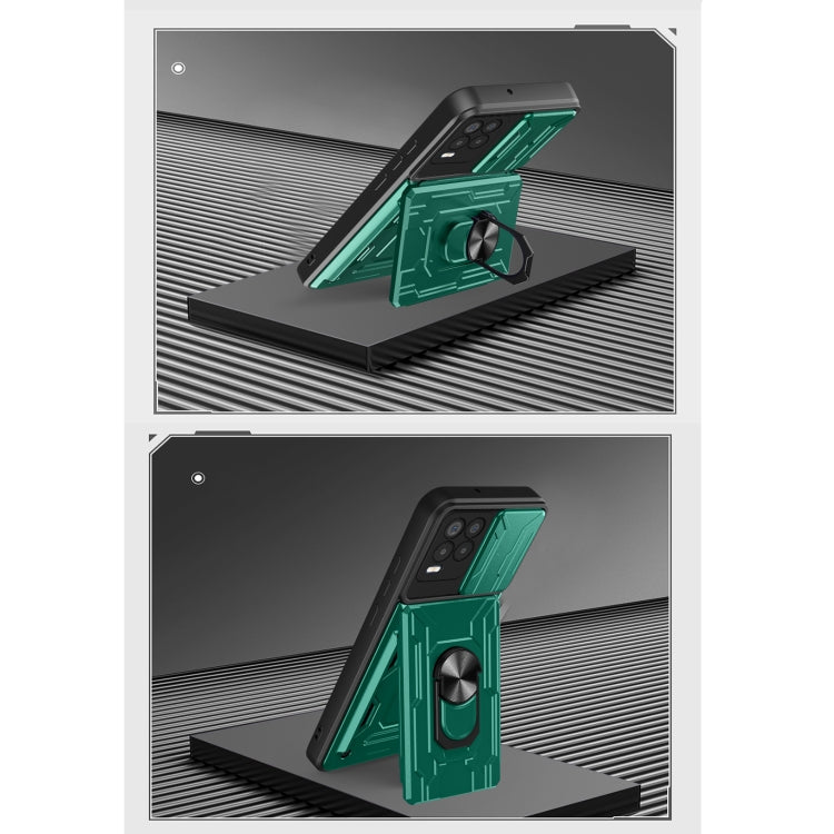 For OPPO Realme 8 / 8 Pro Sliding Camshield Card Phone Case