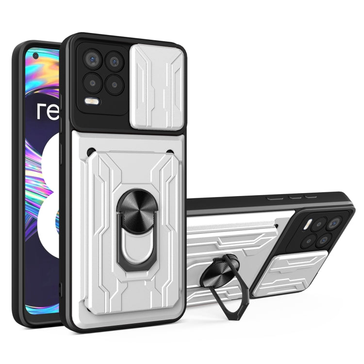 For OPPO Realme 8 / 8 Pro Sliding Camshield Card Phone Case