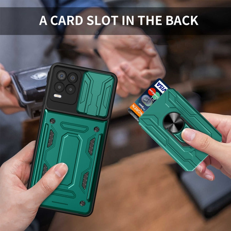 For OPPO Realme 8 / 8 Pro Sliding Camshield Card Phone Case