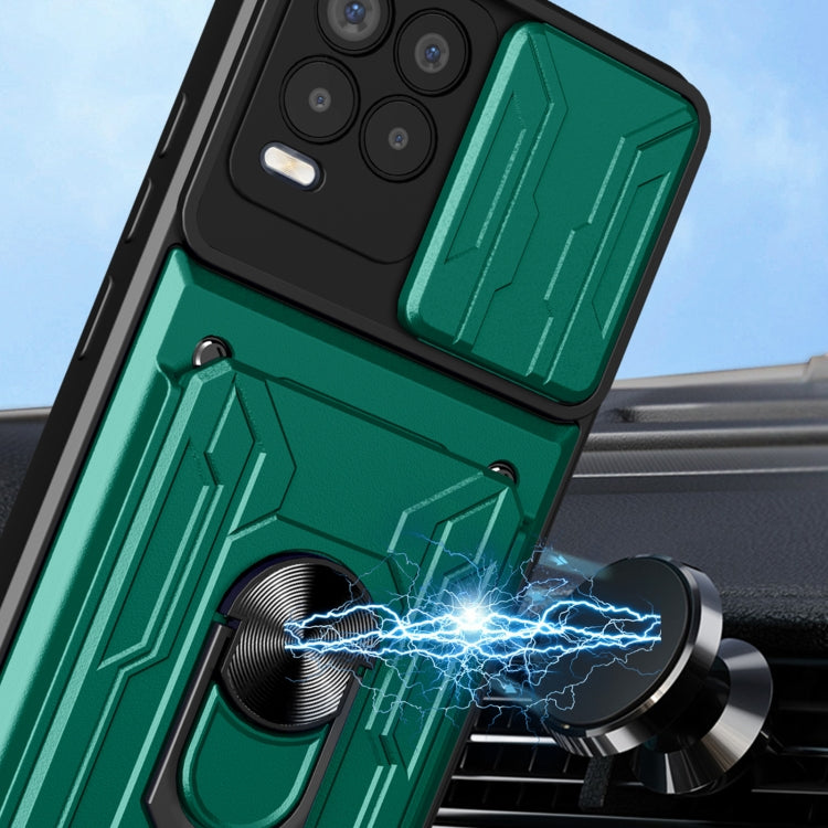 For OPPO Realme 8 / 8 Pro Sliding Camshield Card Phone Case