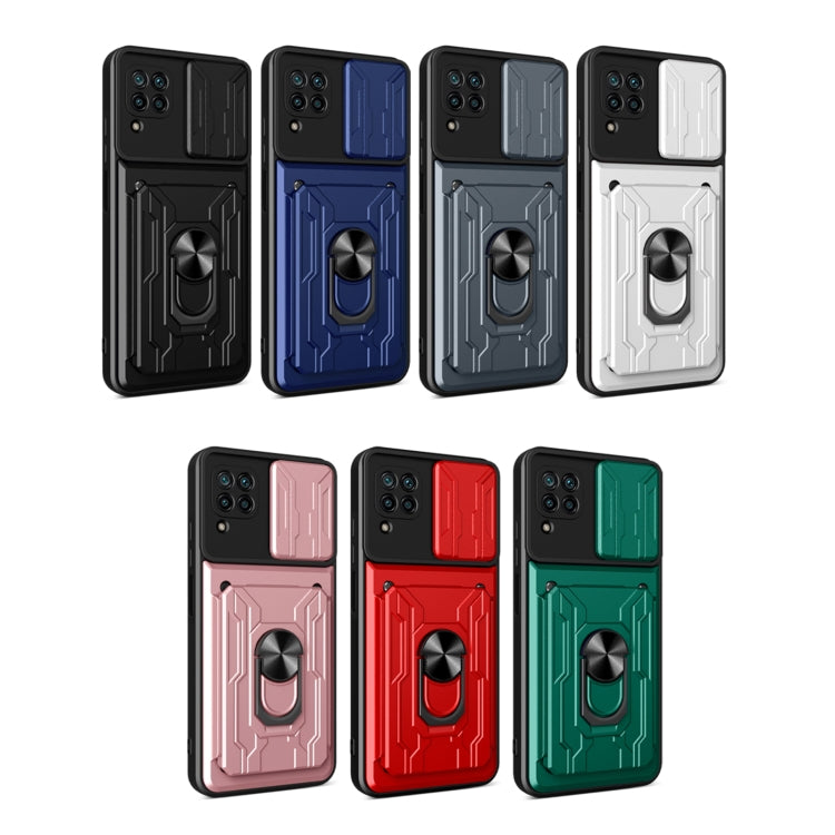 For Huawei P40 Lite Sliding Camshield Card Phone Case