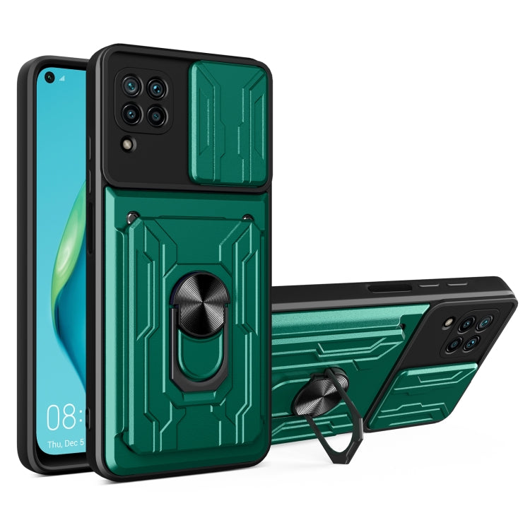 For Huawei P40 Lite Sliding Camshield Card Phone Case