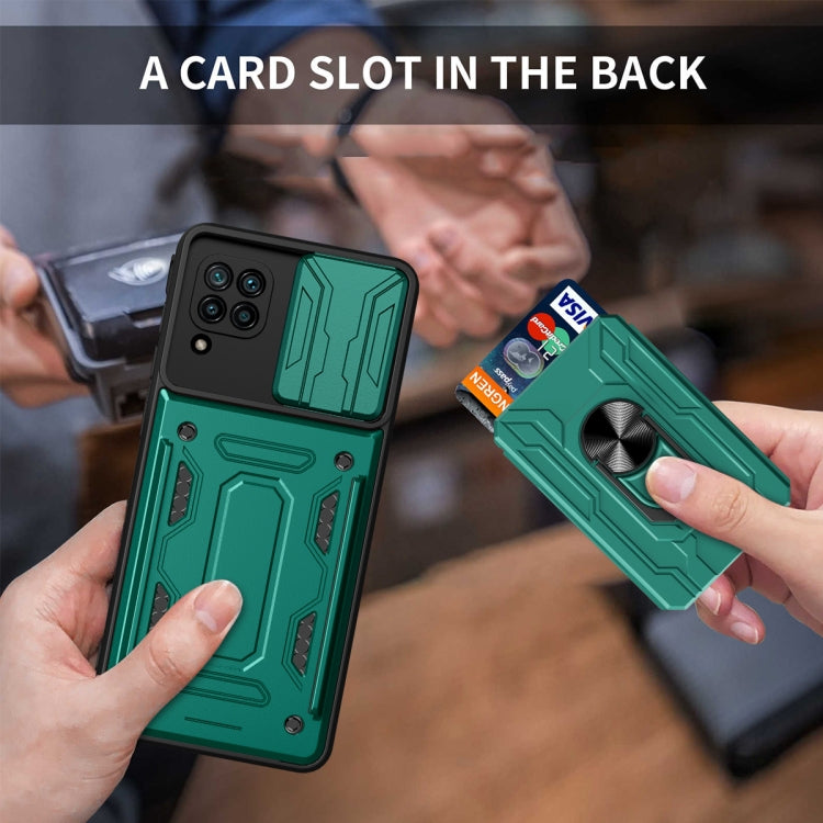 For Huawei P40 Lite Sliding Camshield Card Phone Case
