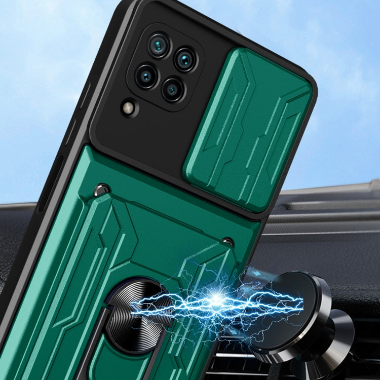For Huawei P40 Lite Sliding Camshield Card Phone Case